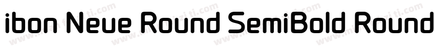 ibon Neue Round SemiBold Round字体转换